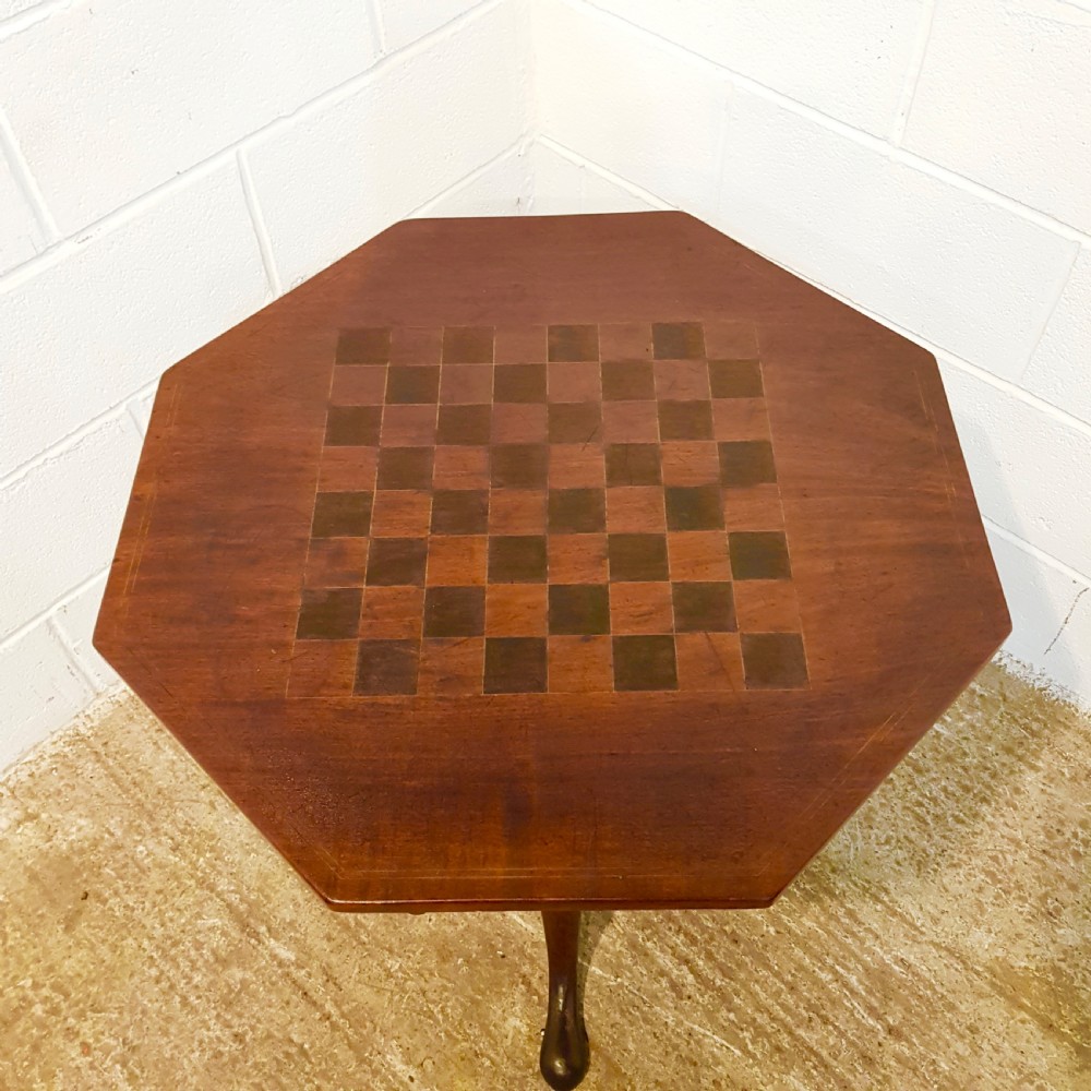 ANTIQUE 18TH CENTURY PERIOD MAHOGANY TILT TOP GAMES TABLE C1780 View IV