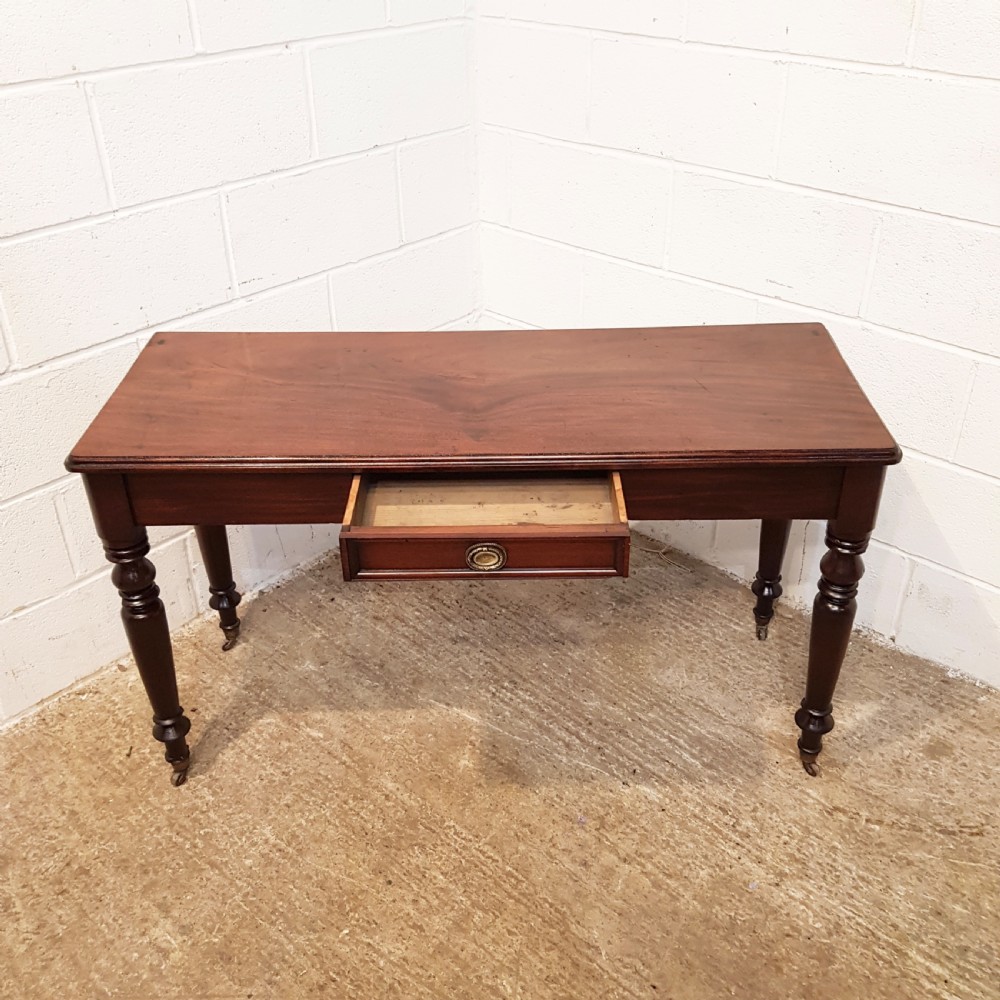 ANTIQUE VICTORIAN MAHOGANY CONSOLE TABLE C1880 View III
