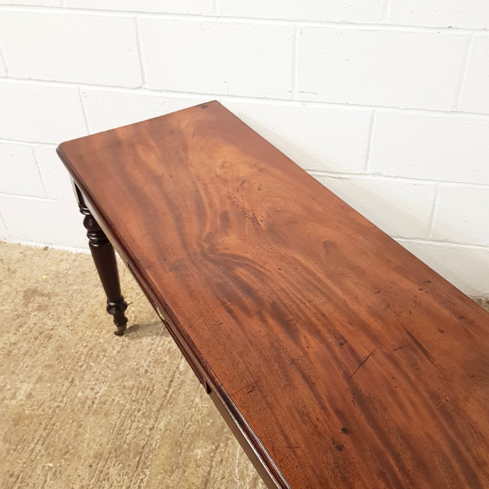 ANTIQUE VICTORIAN MAHOGANY CONSOLE TABLE C1880 View VI