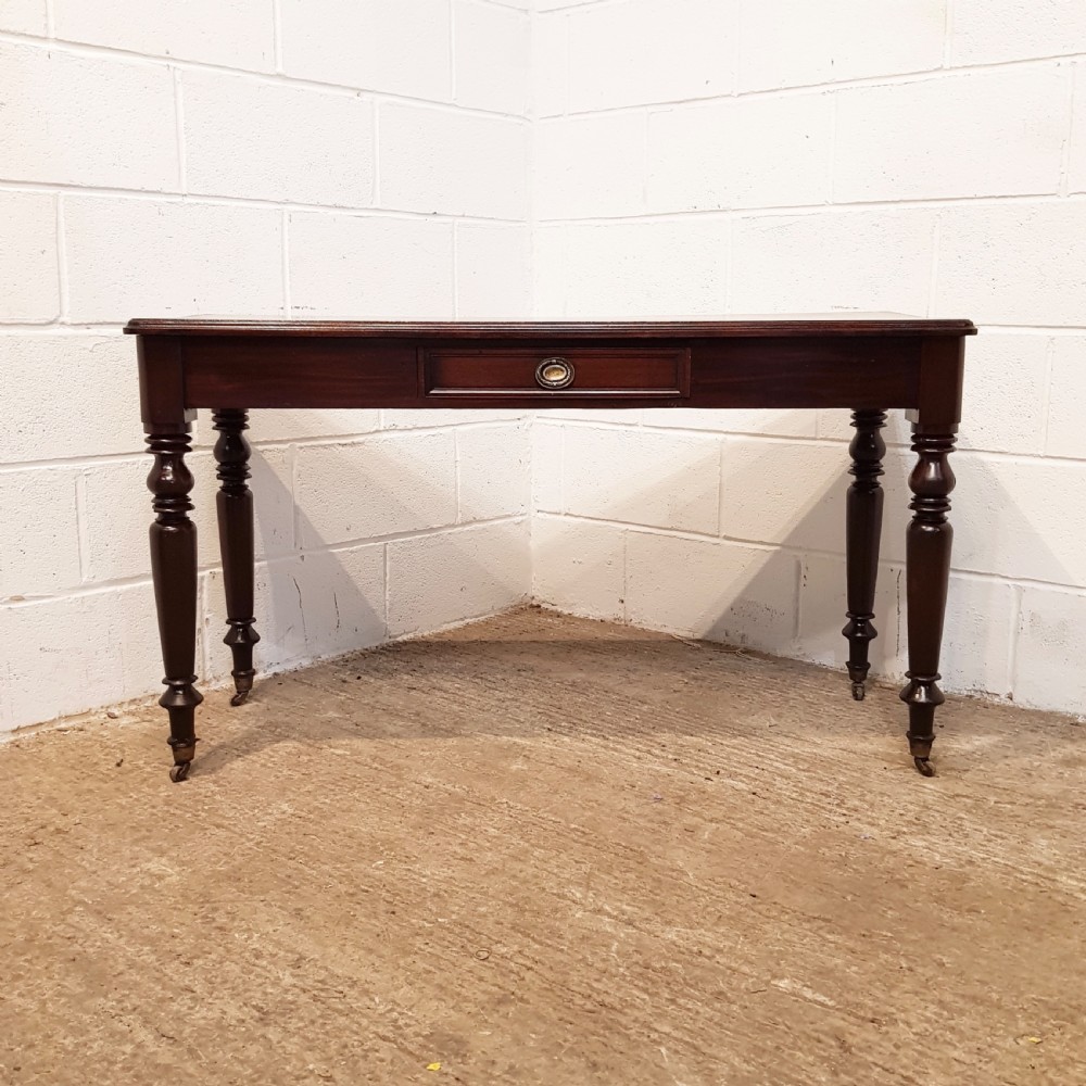 ANTIQUE VICTORIAN MAHOGANY CONSOLE TABLE C1880 View VII
