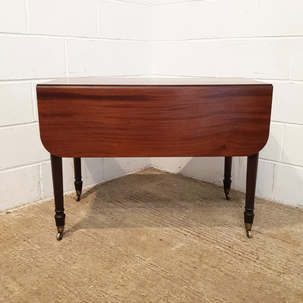 ANTIQUE REGENCY MAHOGANY PEMBROKE TABLE C1820 View XII