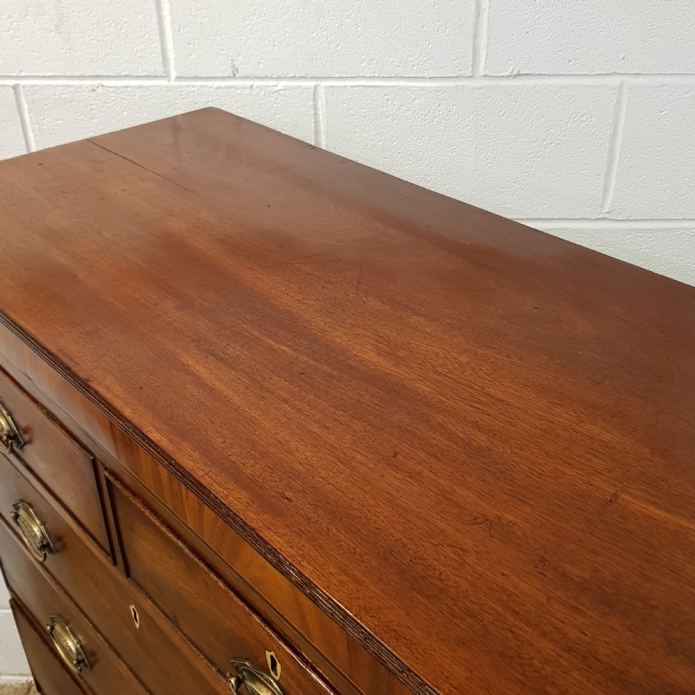 ANTIQUE 18th CENTURY PERIOD MAHOGANY CHEST OF DRAWERS C1780 View V