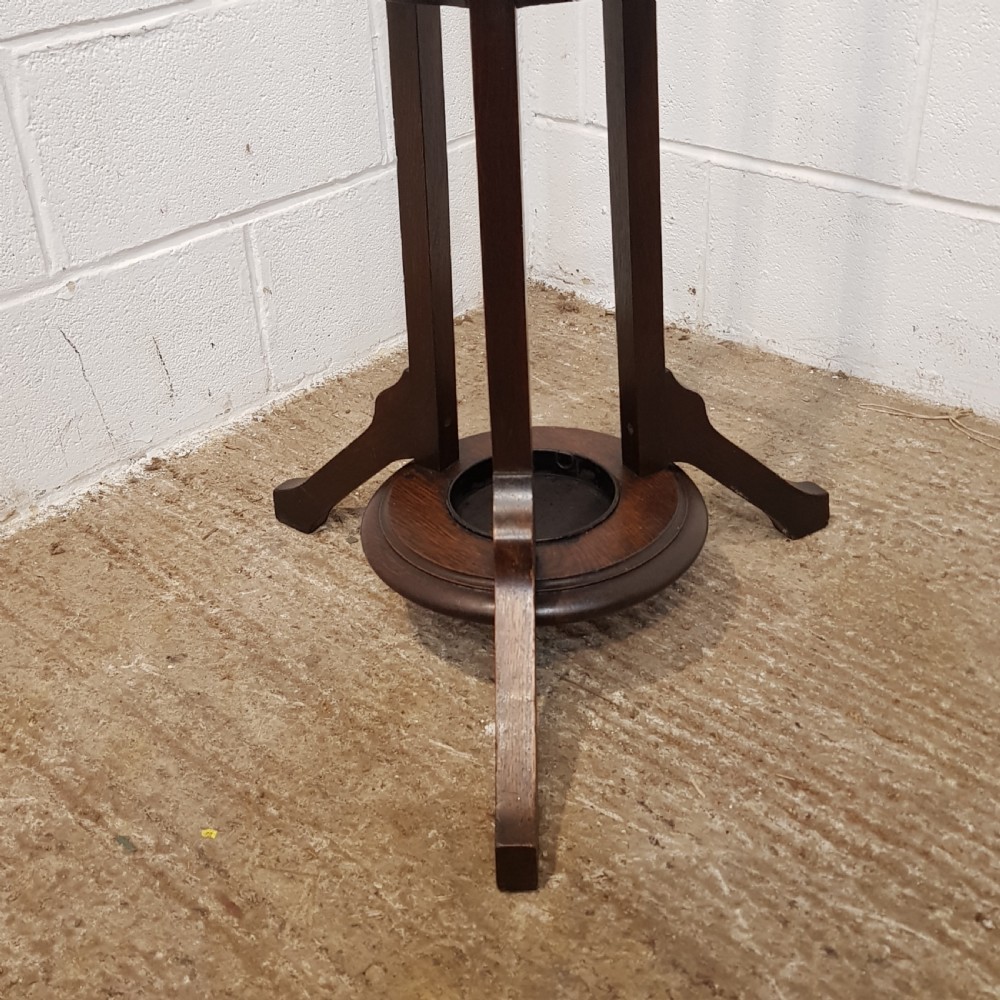 ANTIQUE EDWARDIAN MAHOGANY COAT AND STICK STAND C1900 View III