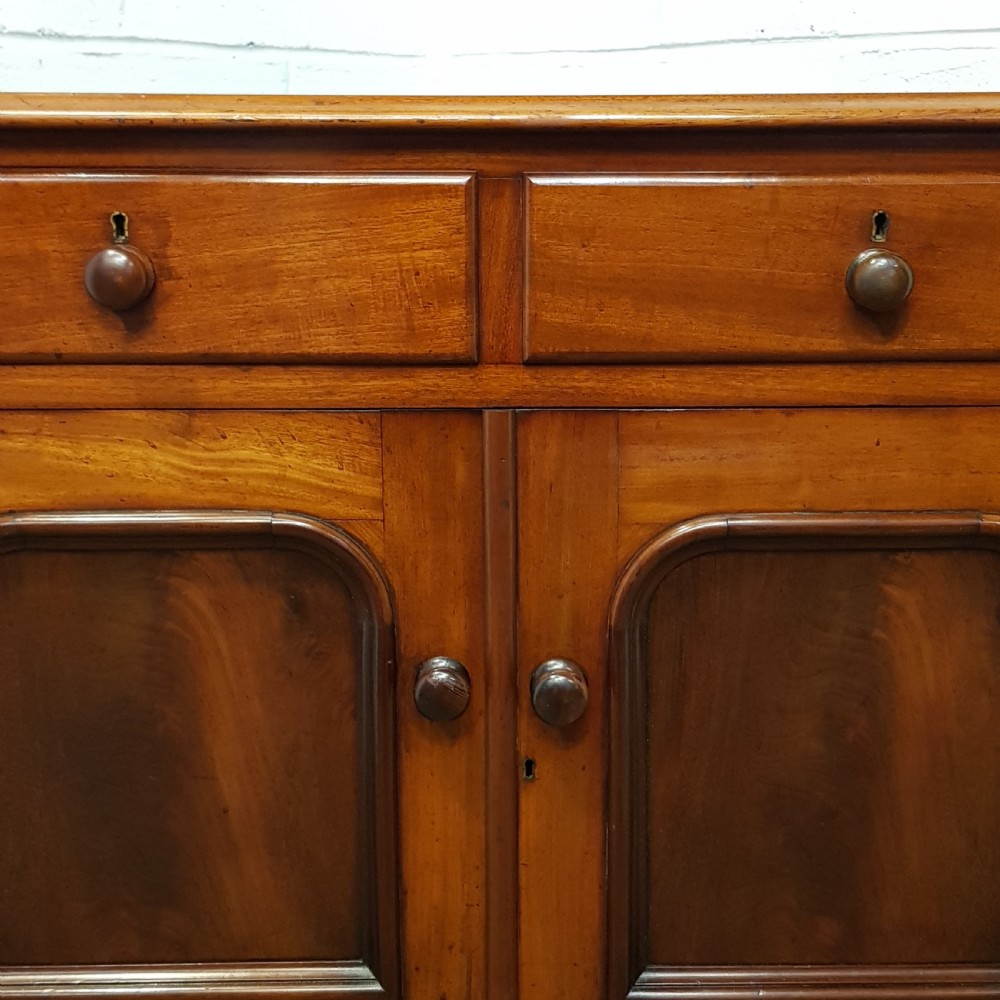 ANTIQUE VICTORIAN MAHOGANY WASHSTAND CUPBOARD C1880 View V