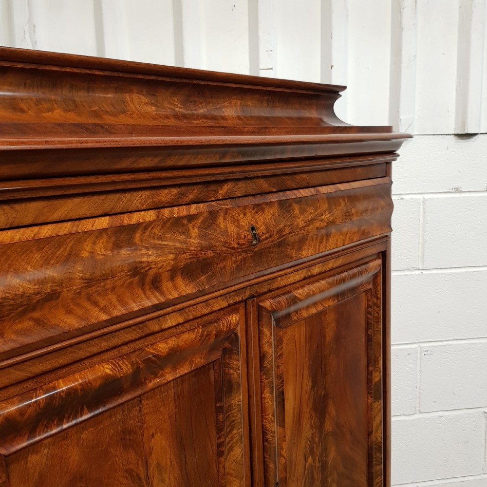 ANTIQUE 19TH CENTURY  BIEDERMEIER CABINET ON CHEST OF DRAWERS C1840 View VIII