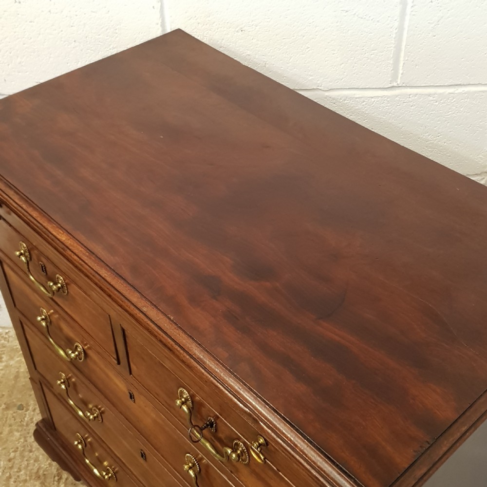 ANTIQUE 18TH CENTURY MAHOGANY BACHELORS CHEST OF DRAWERS WITH SECRET DRAWERS C1780  View VIII