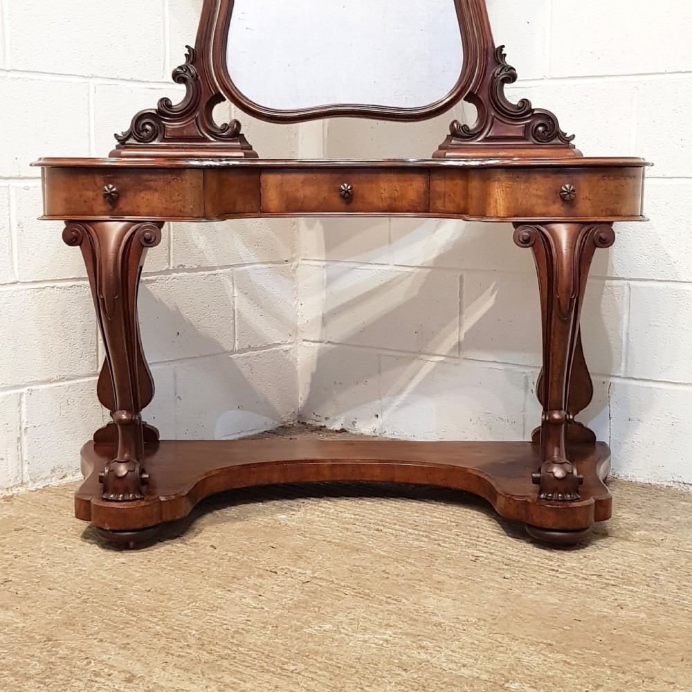 ANTIQUE VICTORIAN MAHOGANY DUCHESSE DRESSING TABLE C1860 View III