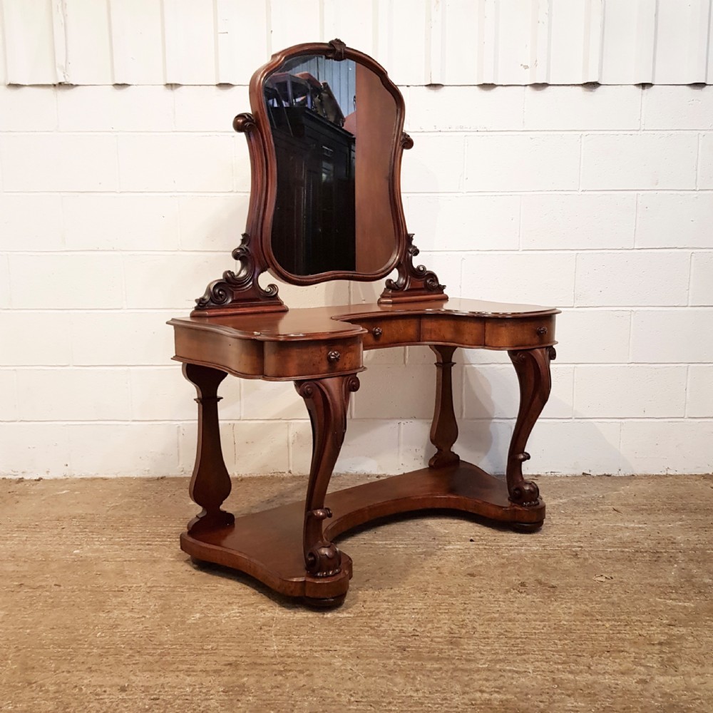 ANTIQUE VICTORIAN MAHOGANY DUCHESSE DRESSING TABLE C1860 View IV