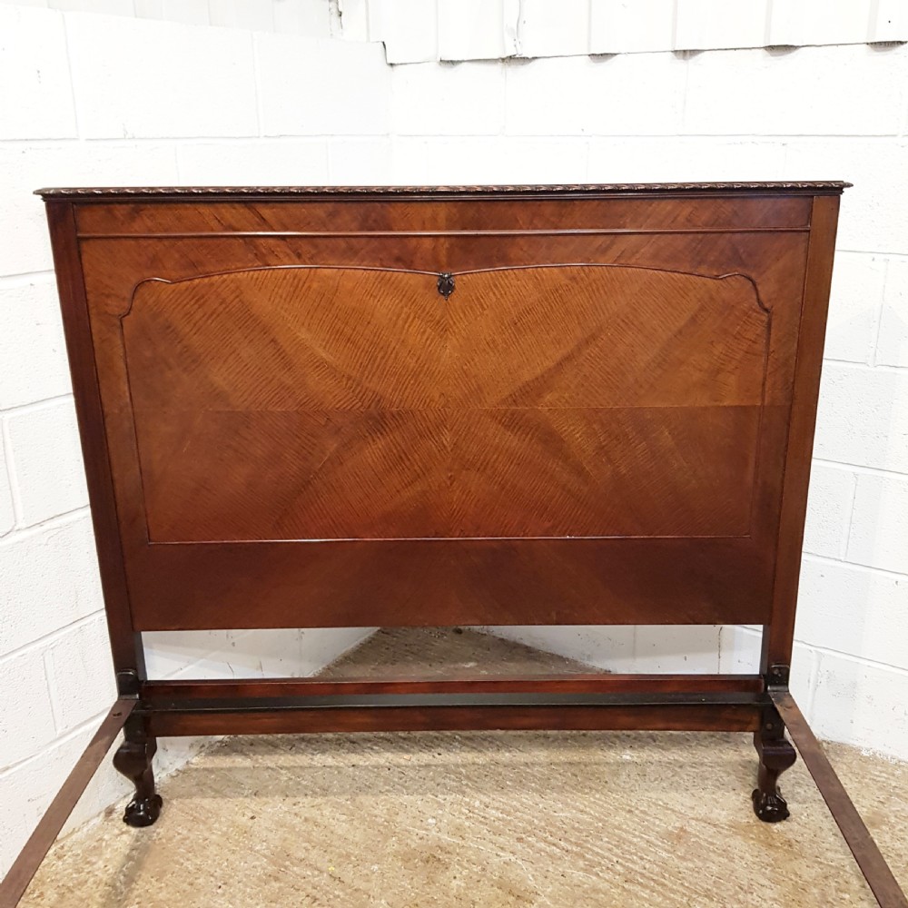 ANTIQUE MAHOGANY DOUBLE BED C1920 View II