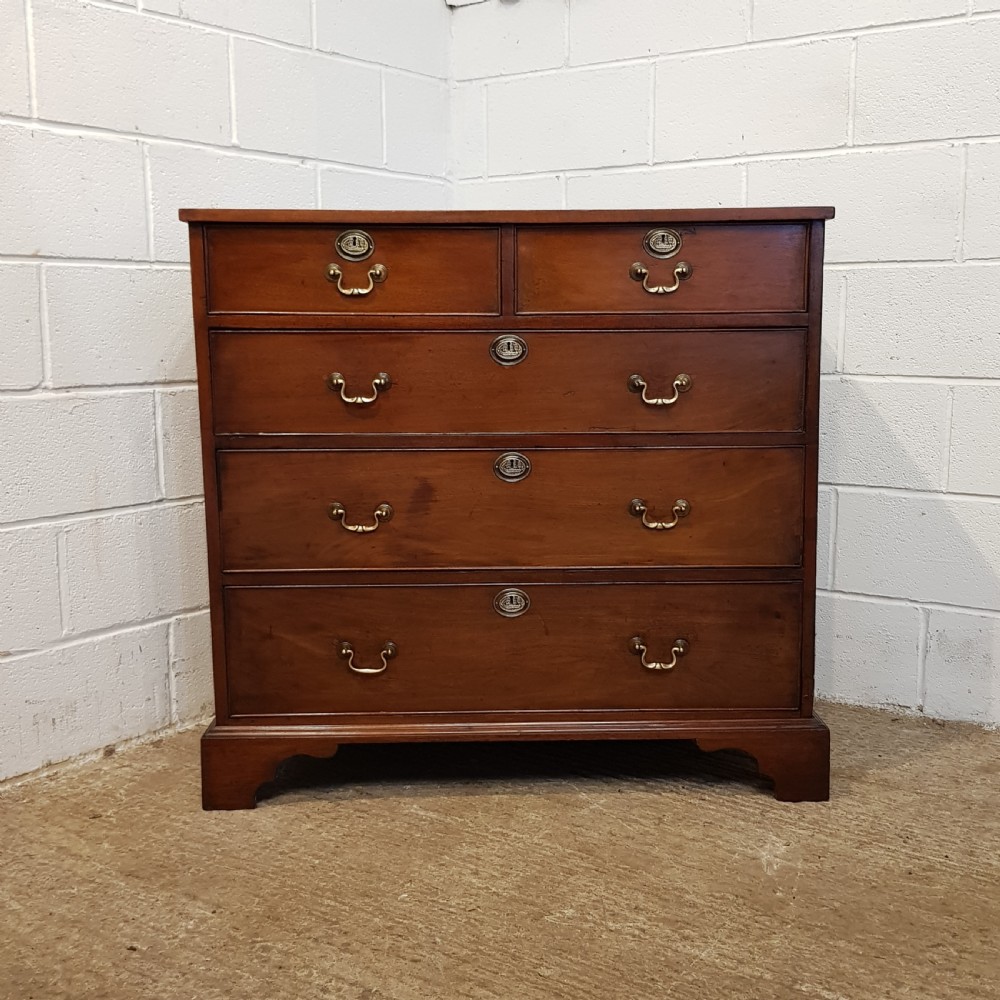 ANTIQUE REGENCY MAHOGANY CHEST OF DRAWERS C1820 View III