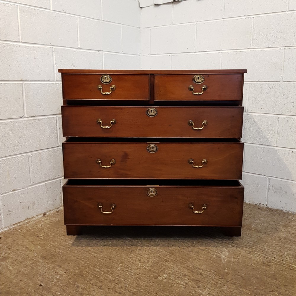 ANTIQUE REGENCY MAHOGANY CHEST OF DRAWERS C1820 View IV