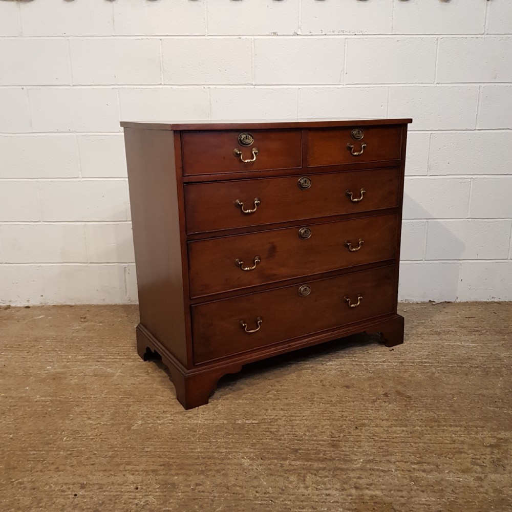 ANTIQUE REGENCY MAHOGANY CHEST OF DRAWERS C1820 View V