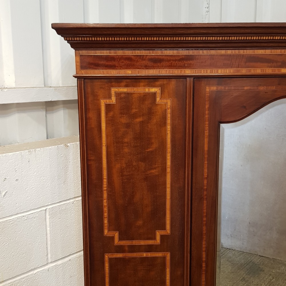 ANTIQUE EDWARDIAN INLAID MAJOGA Y WARDROBE C1900 View IV