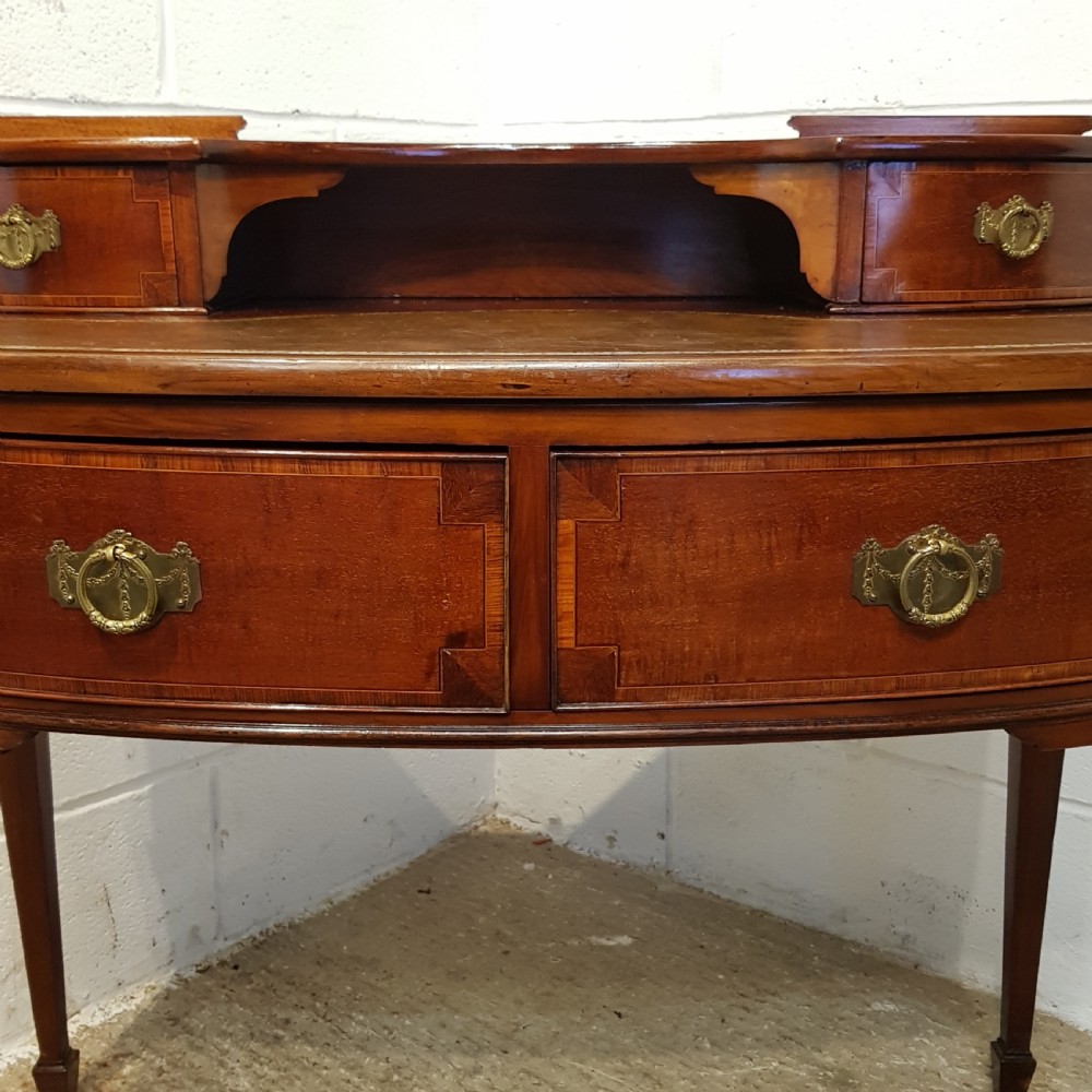 ANTIQUE EDWARDIAN MAHOGANY LADIES WRITING DESK C190 View V