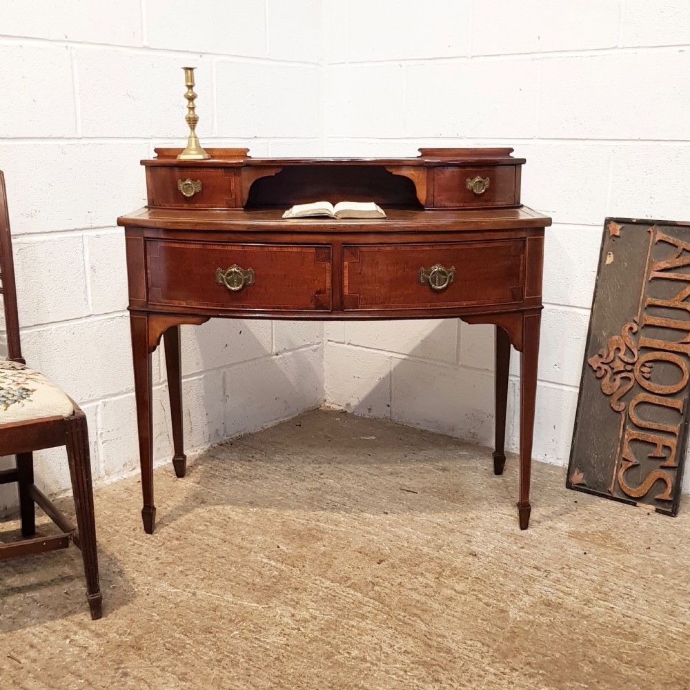 ANTIQUE EDWARDIAN MAHOGANY LADIES WRITING DESK C190 View IX