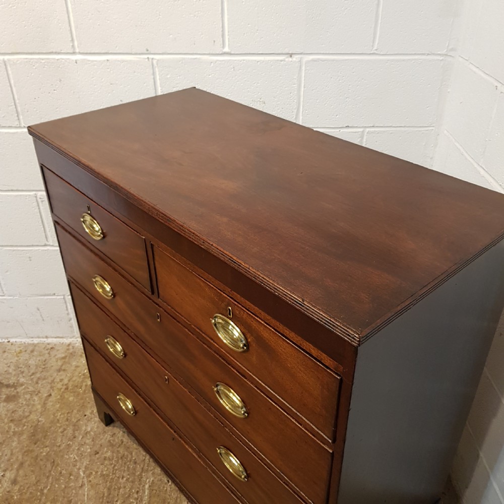 ANTIQUE REGENCY MAHOGANY CHEST OF DRAWERS C1820 View IV