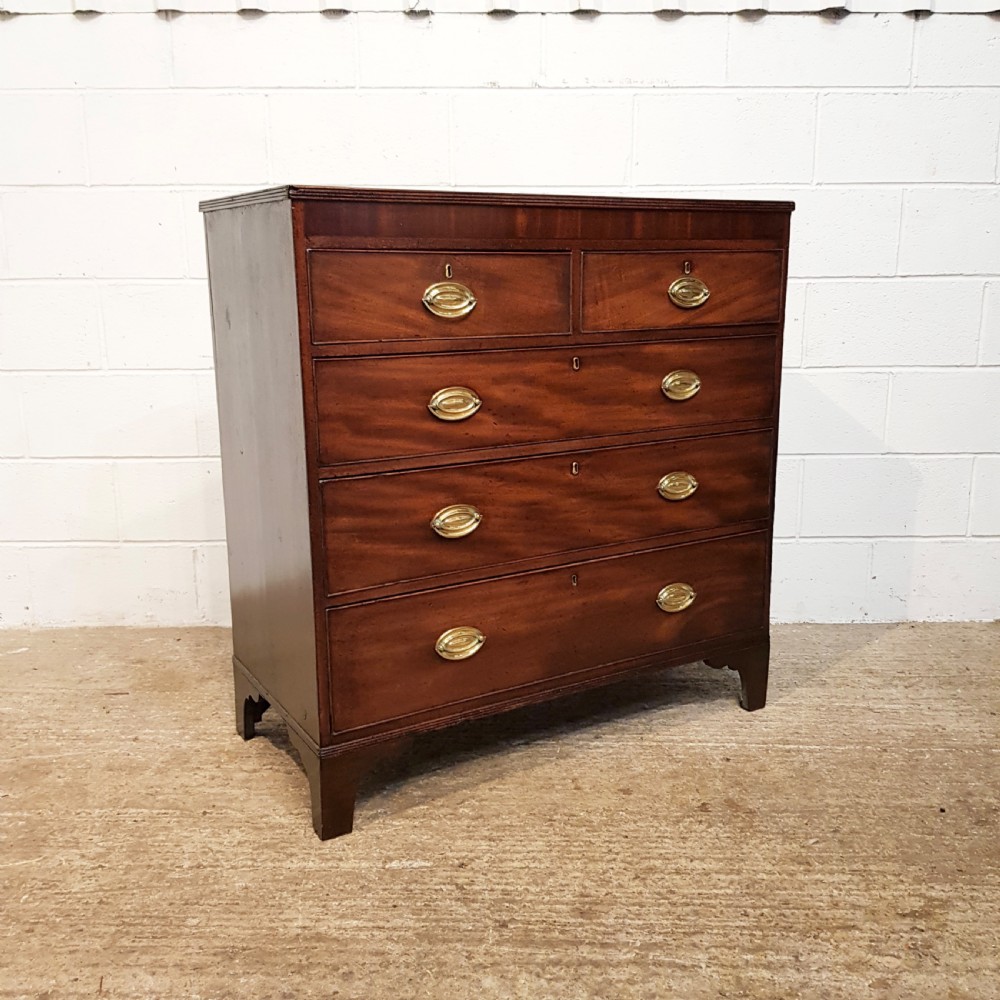 ANTIQUE REGENCY MAHOGANY CHEST OF DRAWERS C1820 View VI