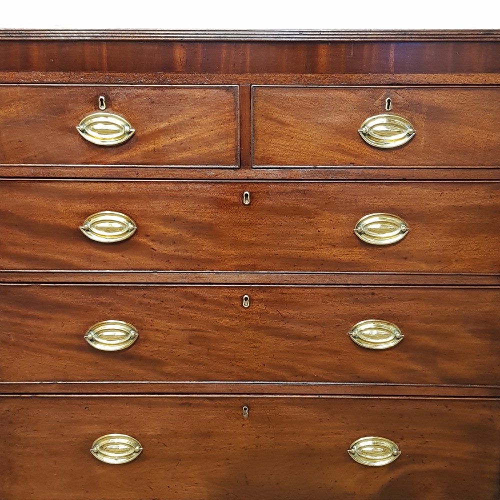 ANTIQUE REGENCY MAHOGANY CHEST OF DRAWERS C1820 View VII