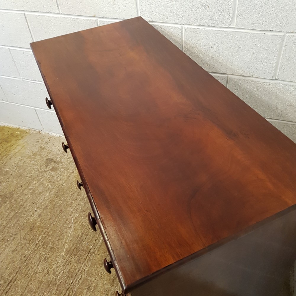 ANTIQUE VICTORIAN MAHOGANY CHEST OF DRAWERS C1880 View VI