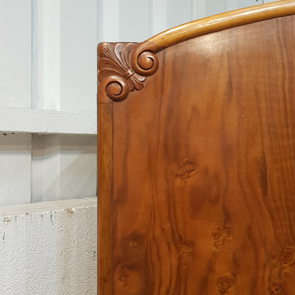 ANTIQUE  ART DECO BURR WALNUT DOUBKE WARDROBE C1920 View VI