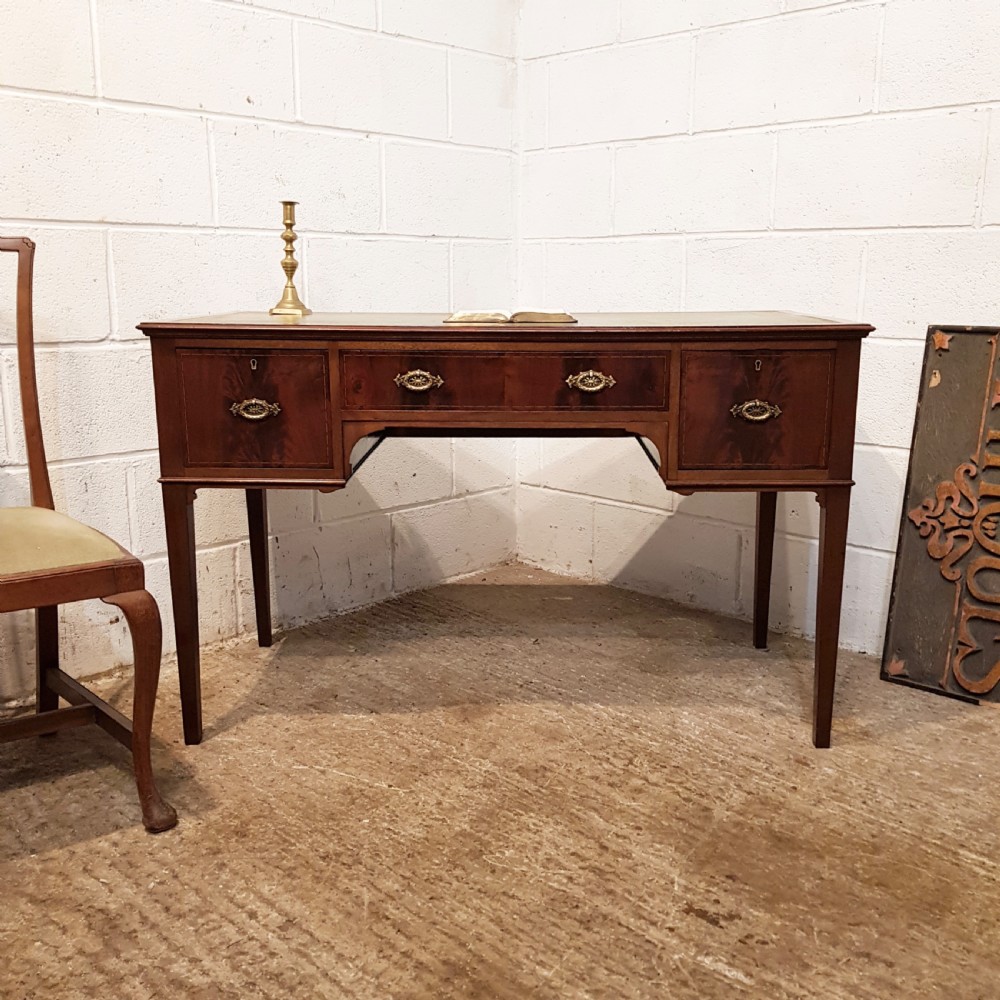 ANTIQUE EDWARDIAN MAHOGANY WRITING DESK C1900 View II
