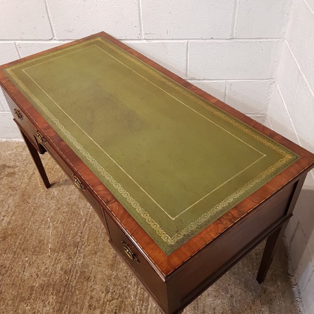ANTIQUE EDWARDIAN MAHOGANY WRITING DESK C1900 View III