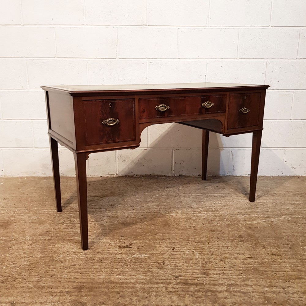 ANTIQUE EDWARDIAN MAHOGANY WRITING DESK C1900 View IV