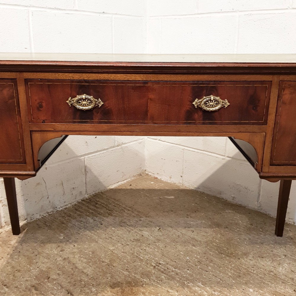 ANTIQUE EDWARDIAN MAHOGANY WRITING DESK C1900 View V