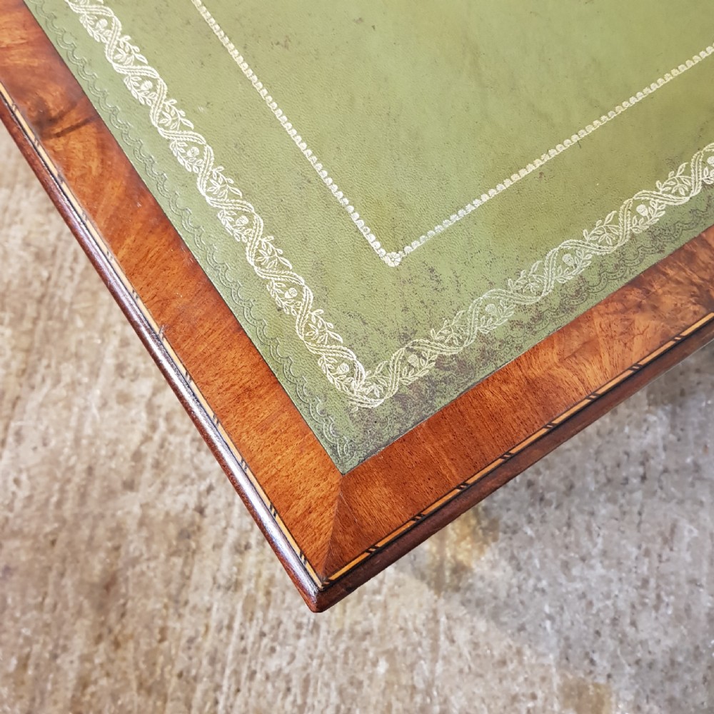 ANTIQUE EDWARDIAN MAHOGANY WRITING DESK C1900 View VI