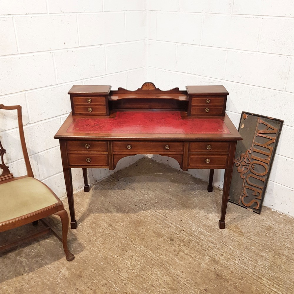 ANTIQUE EDWARDIAN MAHOGANY DESK C1900