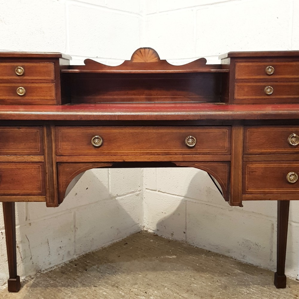 ANTIQUE EDWARDIAN MAHOGANY DESK C1900 View II