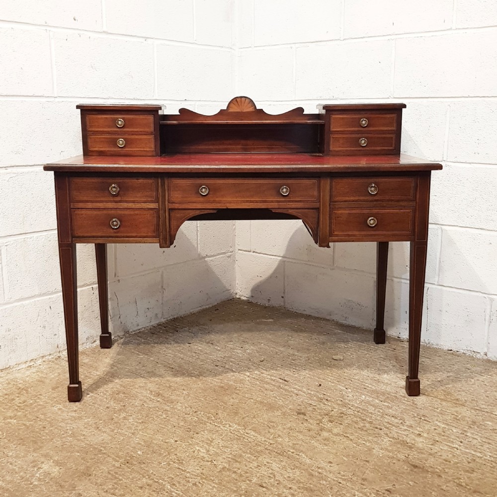 ANTIQUE EDWARDIAN MAHOGANY DESK C1900 View VI