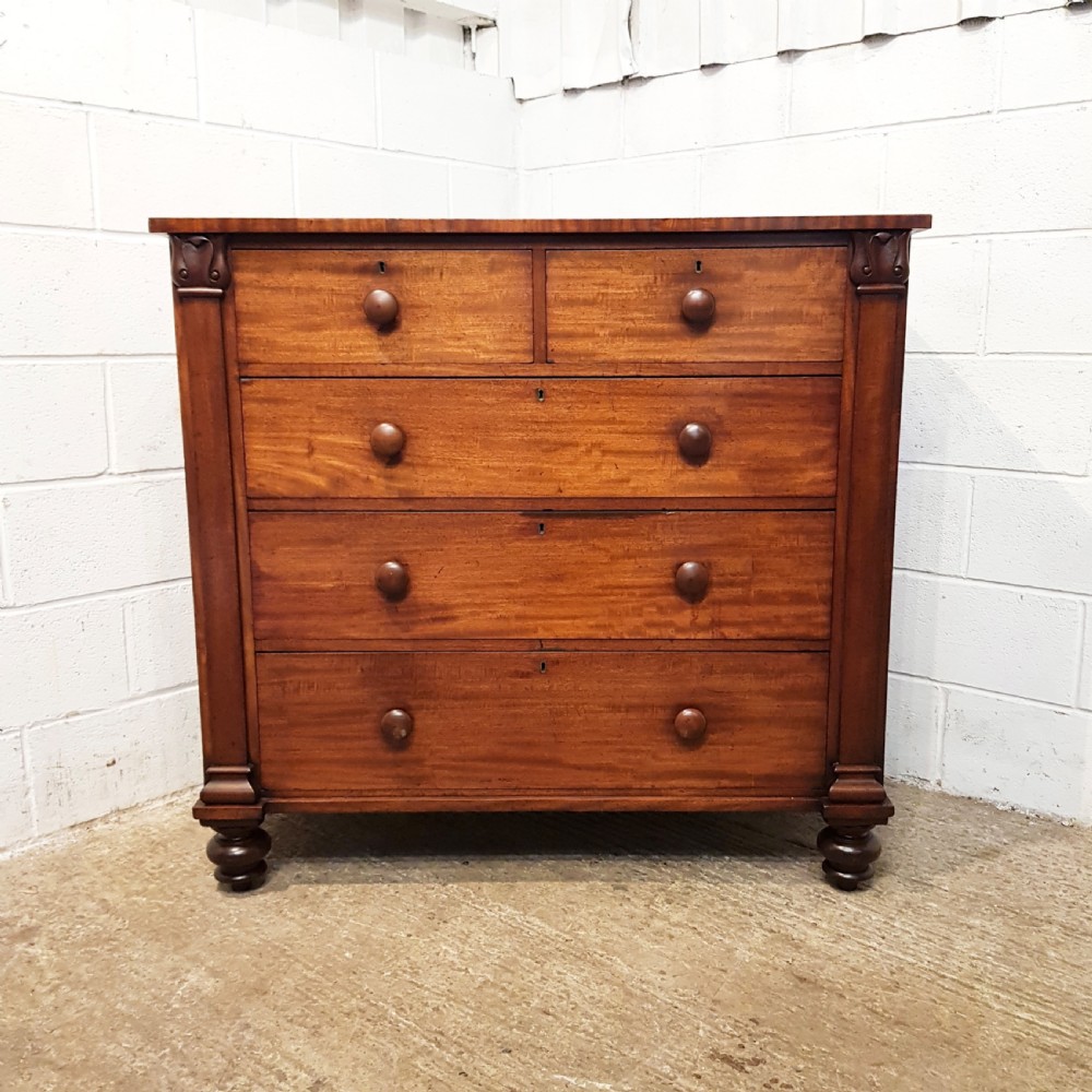 ANTIUE VICTORIAN MAHOGANY CHEST OF DRAWERS C1880 View VII