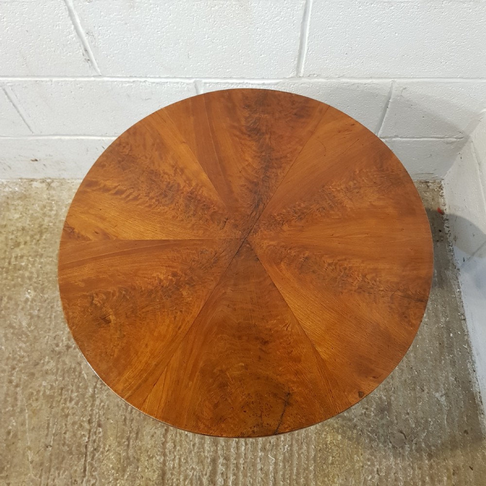 ANTIQUE VICTORIAN MAHOGANY TILT TTOP TRIPOD TABLE C1880 View III