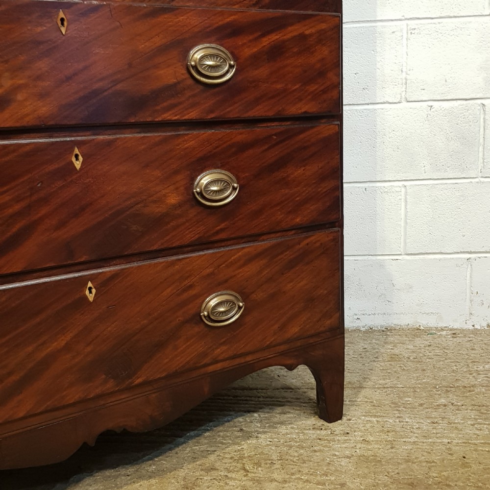 ANTIQUE WILLIAM 1V MAHOGANY CHEST ON CHEST C1830 View III