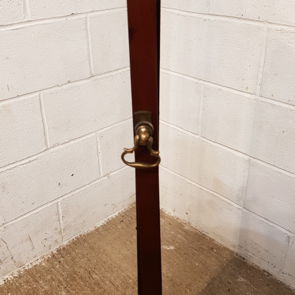 ANTIQUE MAHOGANY CHEVAL MIRROR C1920 View II