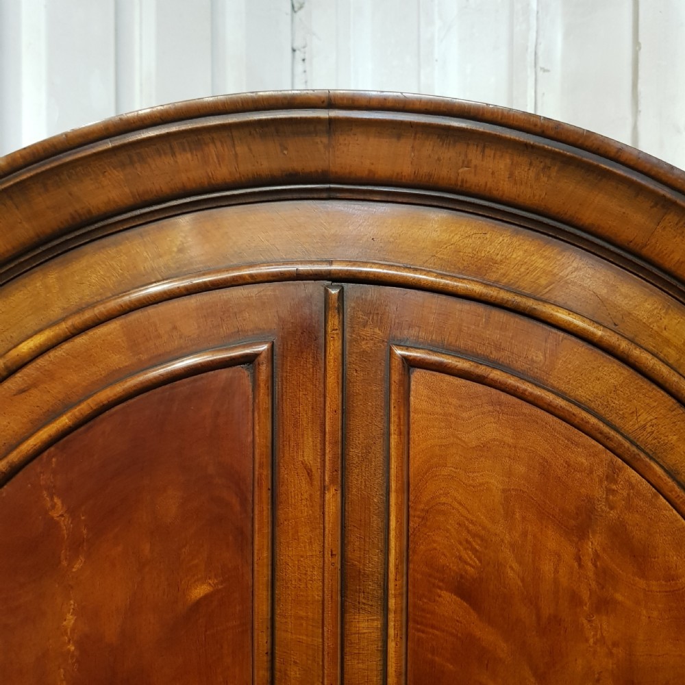 ANTIQUE BURR WALNUT DOUBLE WARDROBE C1920 View IV