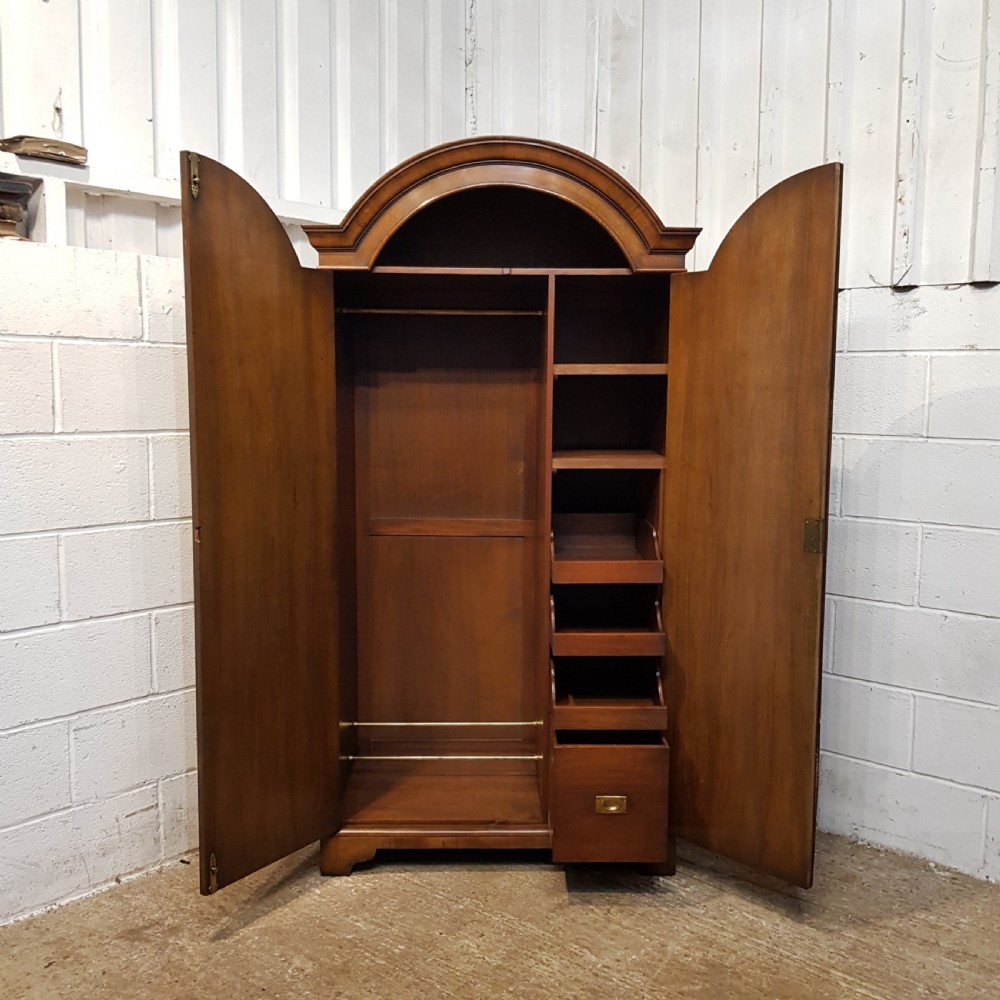 ANTIQUE BURR WALNUT DOUBLE WARDROBE C1920 View VI