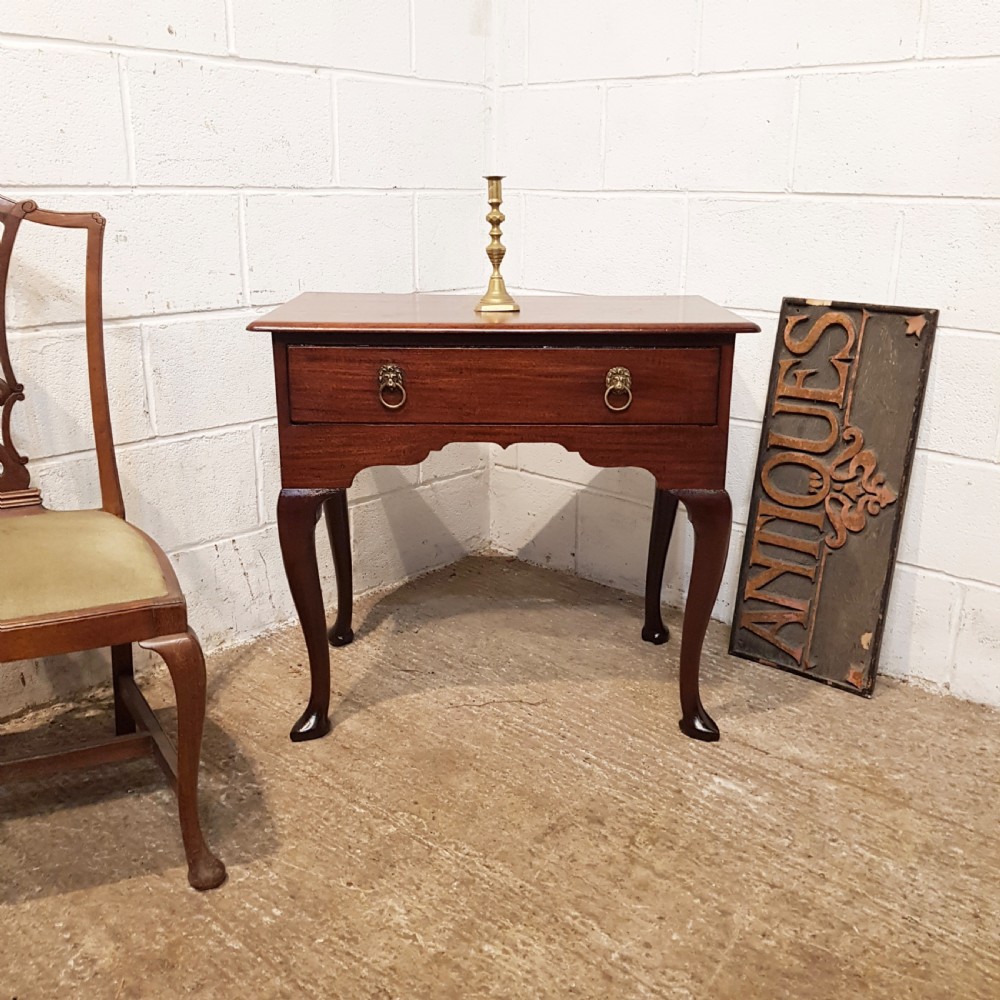 ANTIQUE18TH CENTURY MAHOGANY LOW BOY C1780