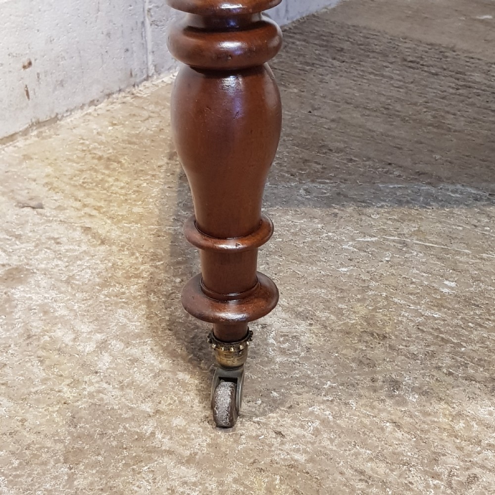 ANTIQUE VICTORIAN MAHOGANY EXTENDING DINING TABLE C1880 View XI