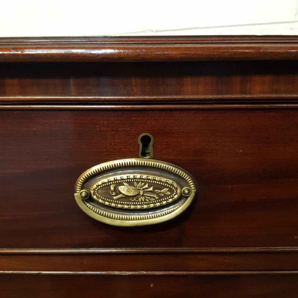 ANTIQUE REGENCY MAHOGANY CHEST OF DRAWERS C1820 View IV