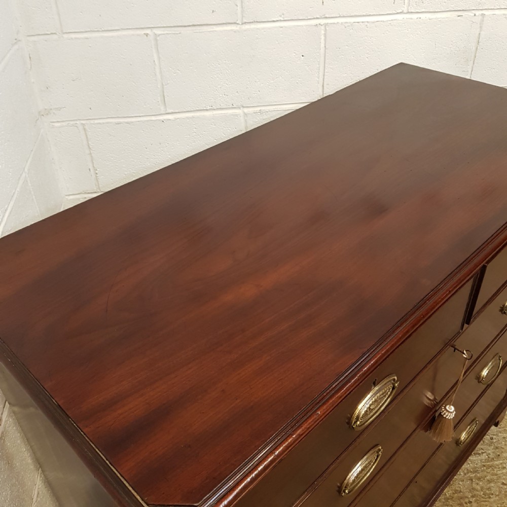 ANTIQUE REGENCY MAHOGANY CHEST OF DRAWERS C1820 View V