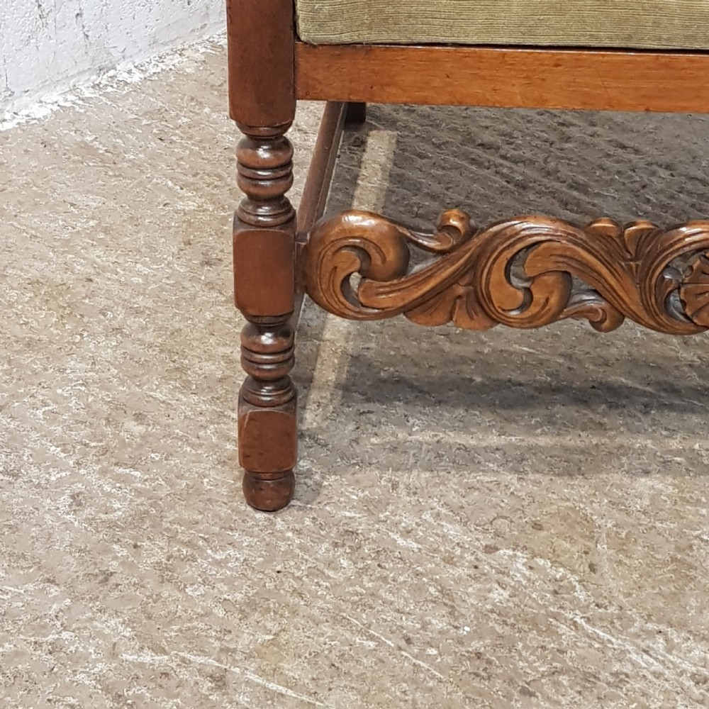 ANTIQUE  EDWARDIAN BERGERE OAK ARMCHAIR C1900 View VII