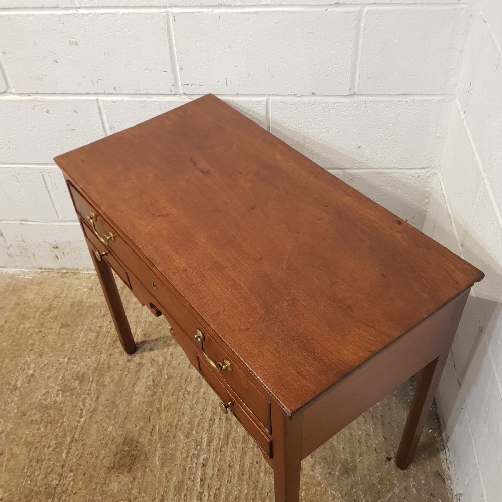 ANTIQUE 18TH CENTURY ENGLISH MAHOGANY LOWBOY LADIES WRITING TABLE C1780 View V