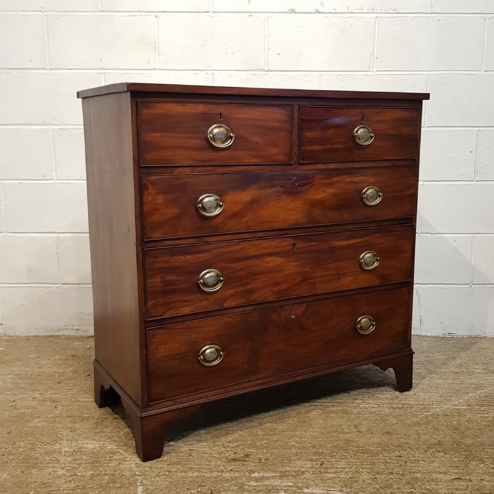 ANTIQUE REGENCY MAHOGANY CHESTOF DRAWERS C1820 View III