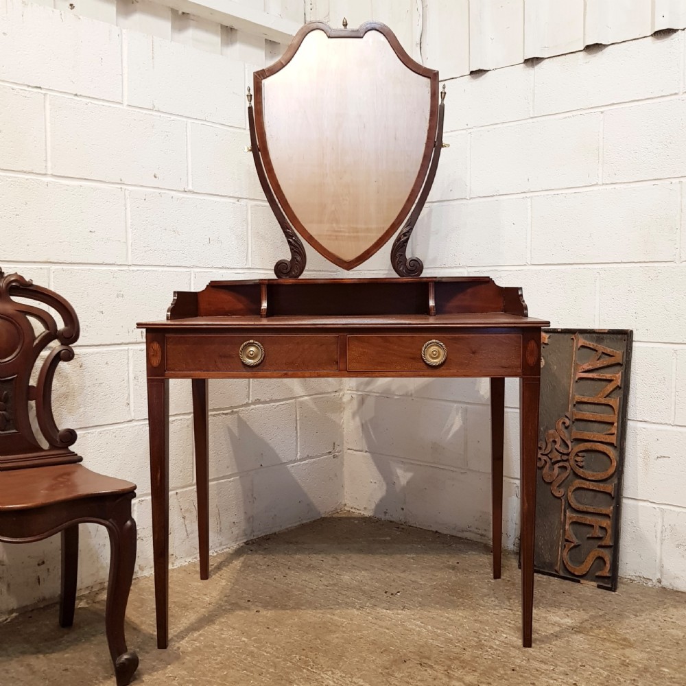 ANTIQUE  REGENCY MAHOGANY DRESSING TABLE C1820
