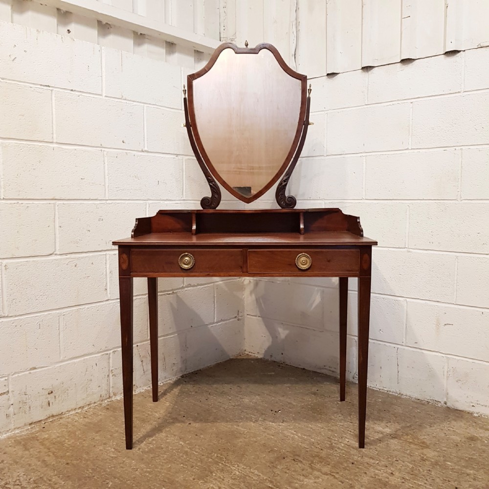 ANTIQUE  REGENCY MAHOGANY DRESSING TABLE C1820 View III
