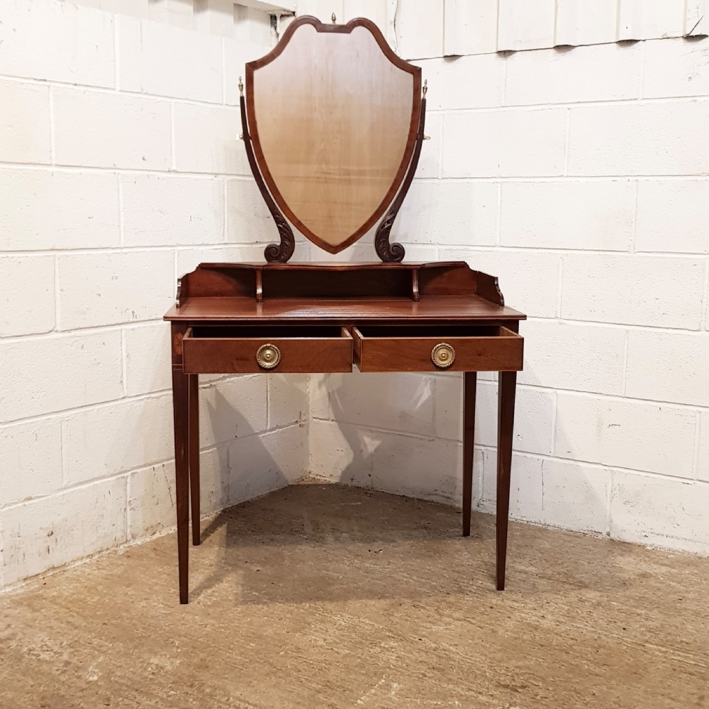 ANTIQUE  REGENCY MAHOGANY DRESSING TABLE C1820 View IV
