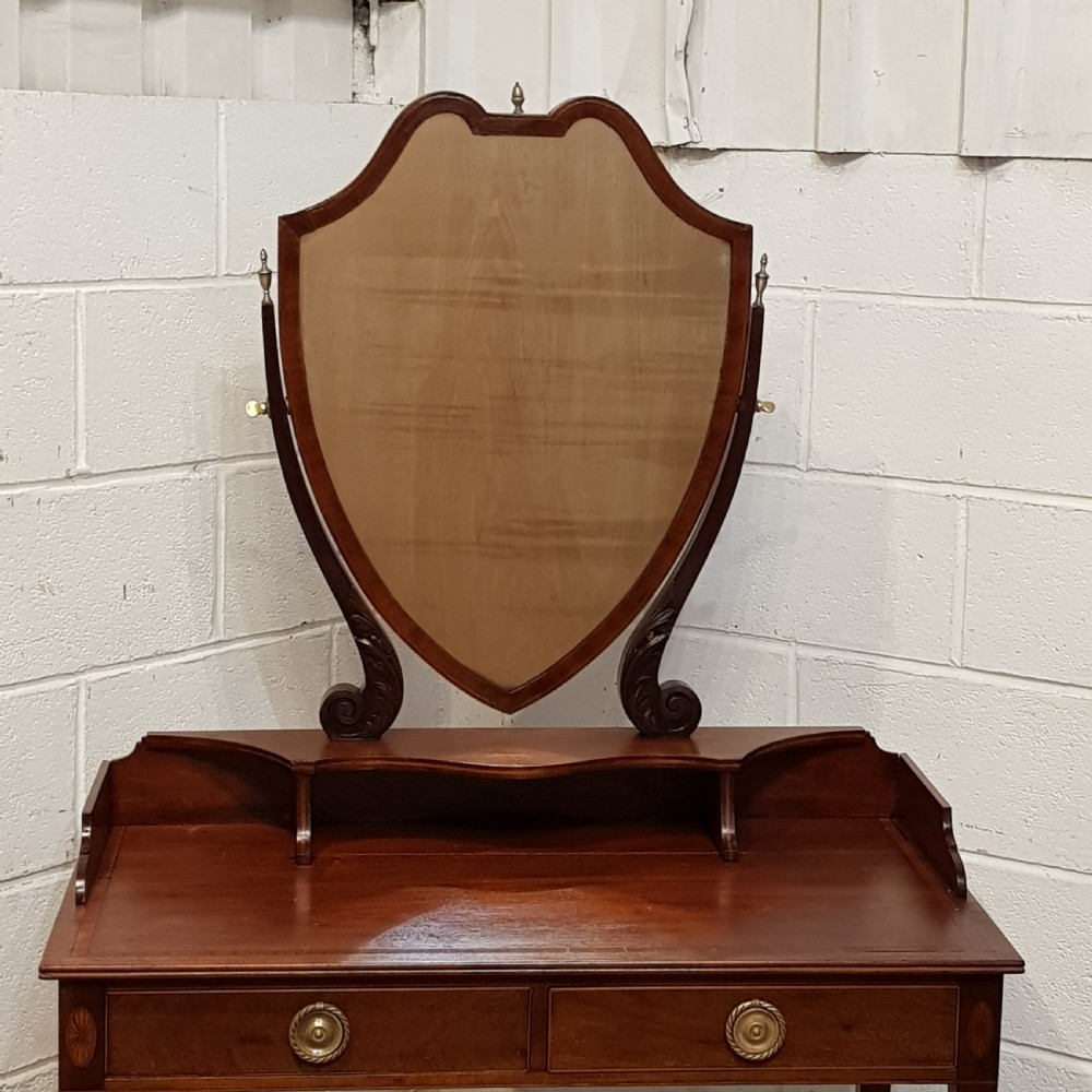 ANTIQUE  REGENCY MAHOGANY DRESSING TABLE C1820 View V