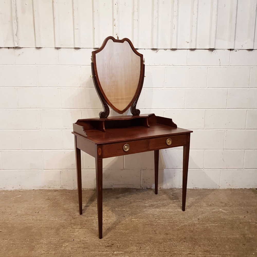 ANTIQUE  REGENCY MAHOGANY DRESSING TABLE C1820 View VI
